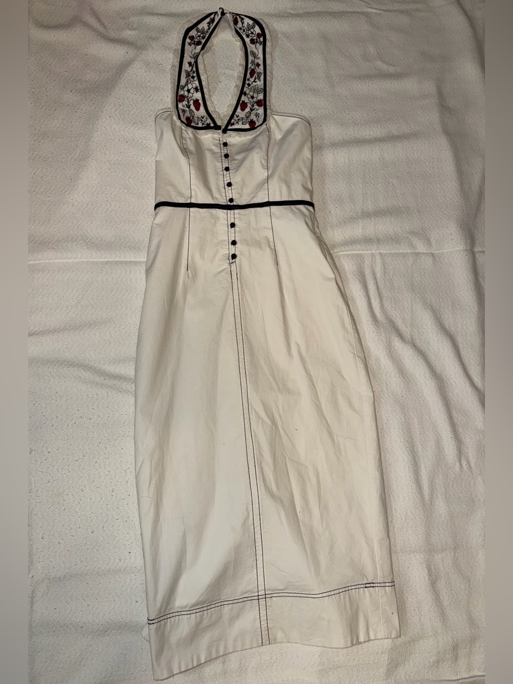 Maeve Sleeveless Slim Halter Dress - Picture 2 of 4